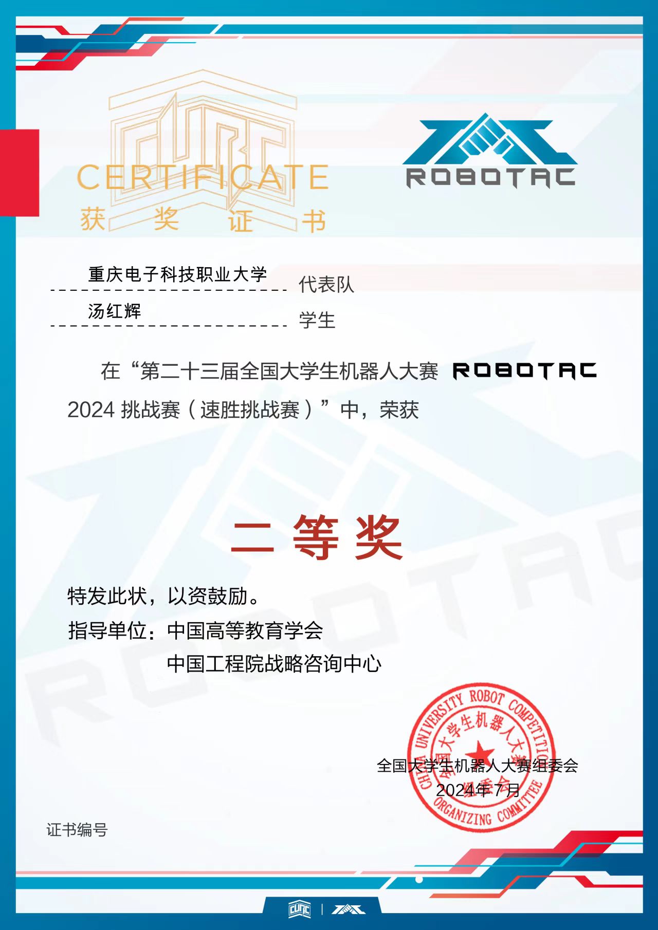 TAC24速胜挑战赛奖项